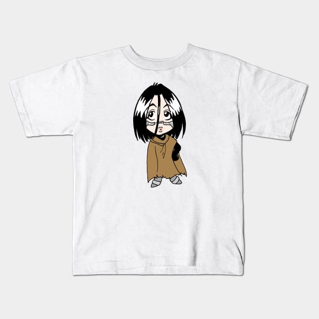 Alita Chibi Kids T-Shirt by KranberriJam